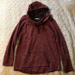 Maurices Cowl Neck pullover with hood